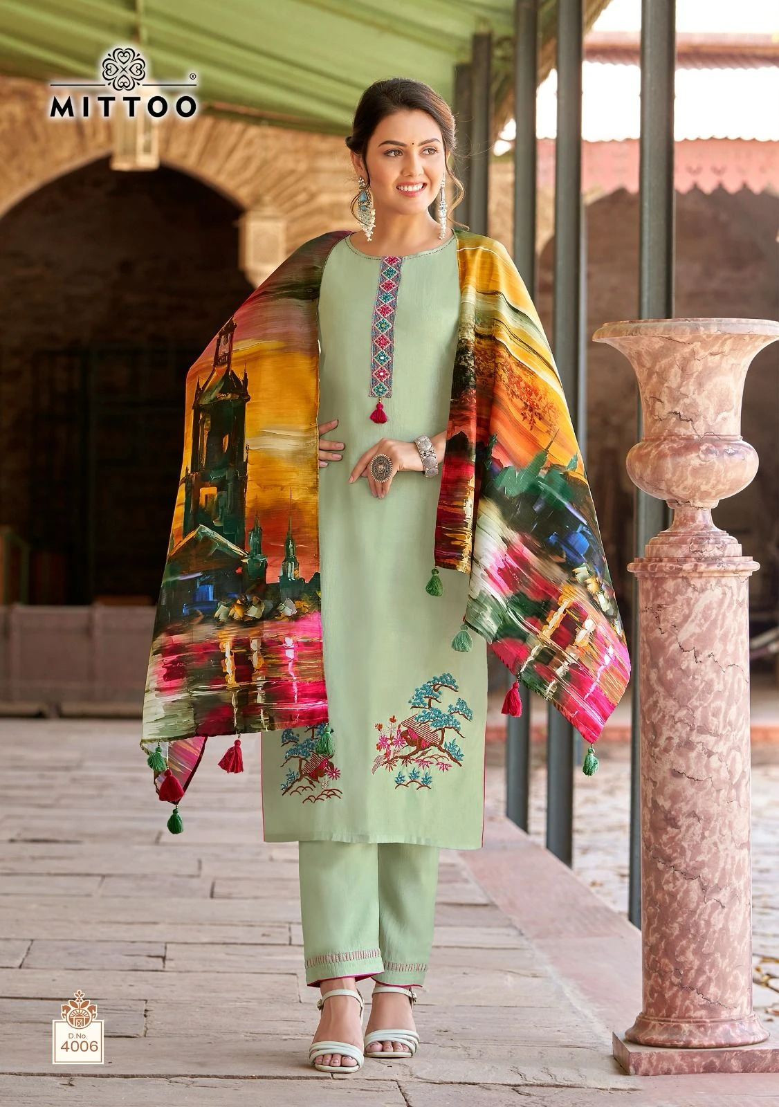 Mittoo Rivayat Viscose Weaving Wholesale Readymade Salwar Suit Catalog — Wholesale Readymade Suit, Mittoo wholesale from Surat — Photo 5